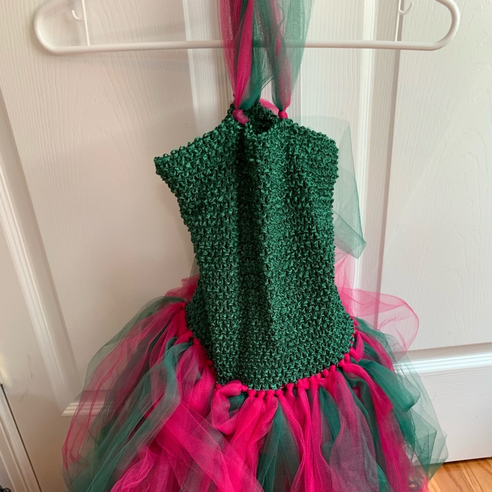 Dizzy-Descendants  tutu costume w/ splatter apron